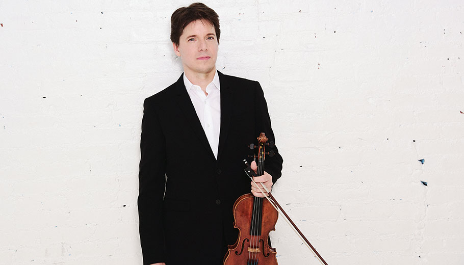 Joshua Bell with violin