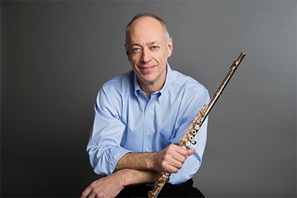 Jeffrey Khaner and flute
