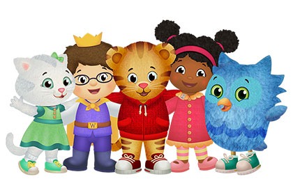 Daniel Tiger and friends pictured