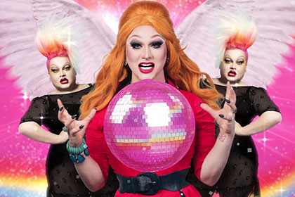 RuPaul's Drag Race Ginger Minj and Jinkx Monsoon pictured