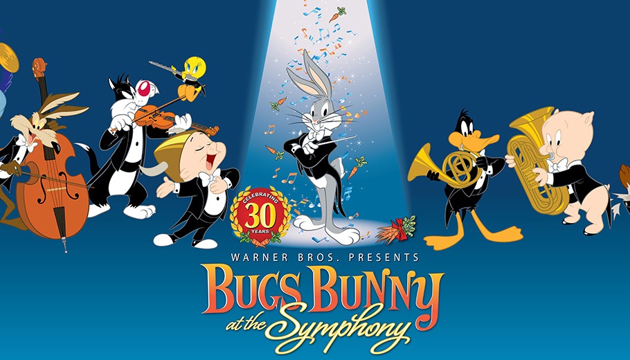 Bugs Bunny at the Symphony poster with Looney Tune characters
