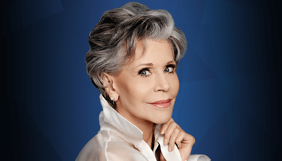 Headshot of Jane  Fonda.