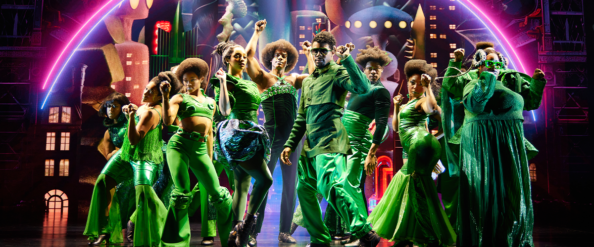 The Emerald City from THE WIZ. Photo by Jeremy Daniel © 2023.