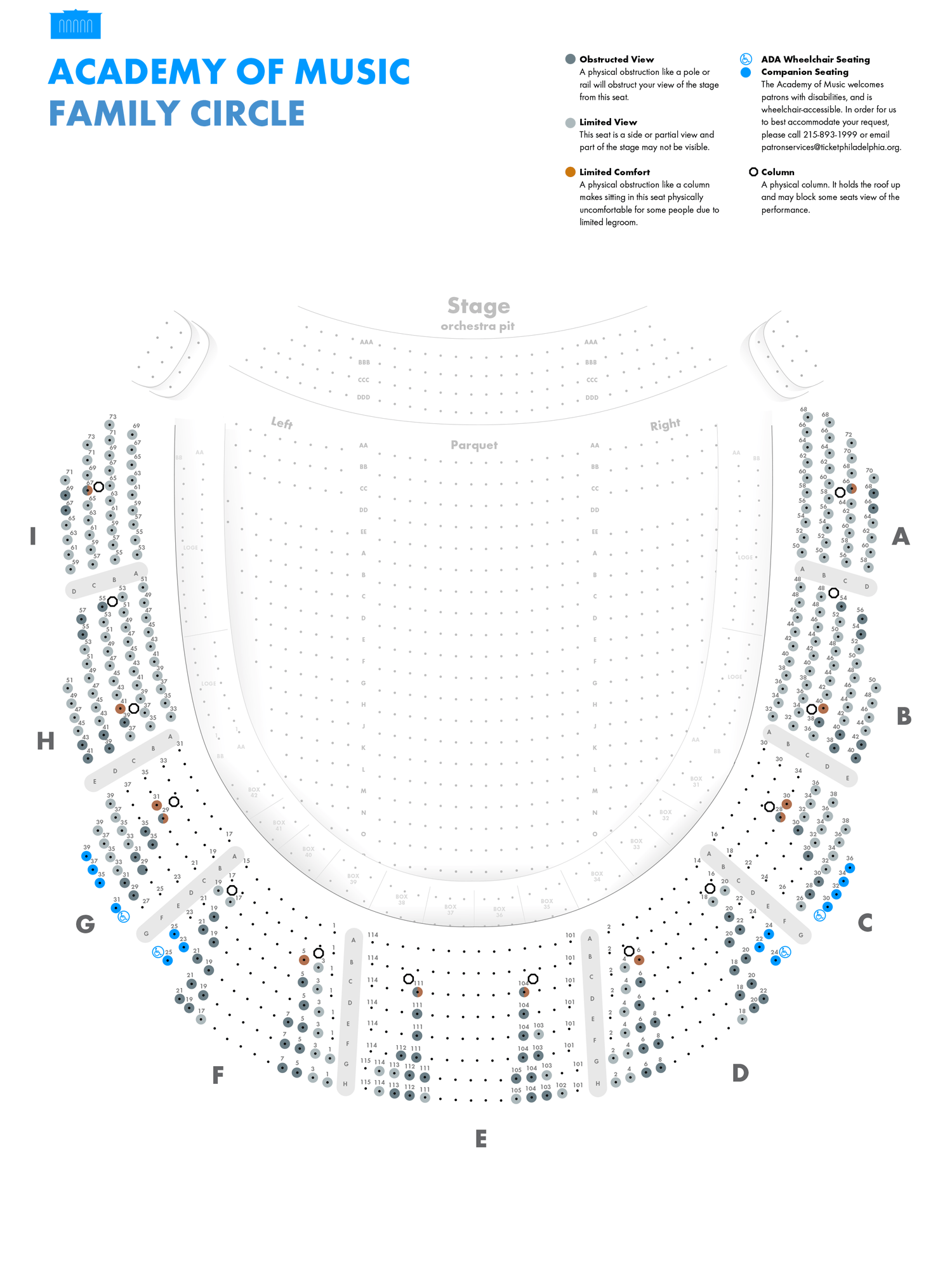 Kimmel Center Philadelphia Seating Chart