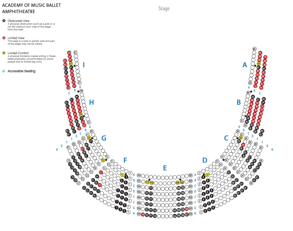Kimmel Center Family Circle Seating Chart
