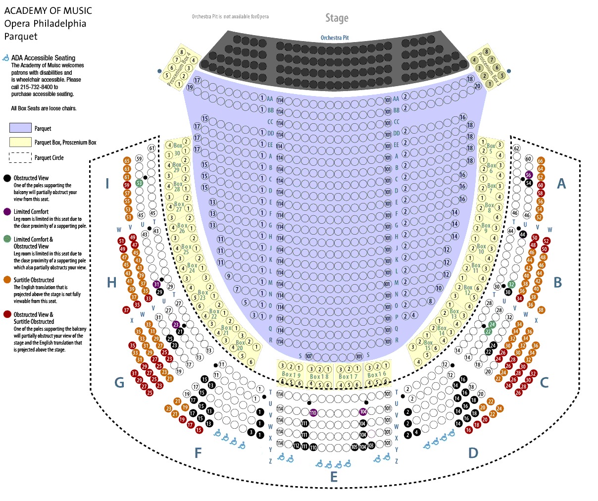 kimmel center seating chart - Part.tscoreks.org