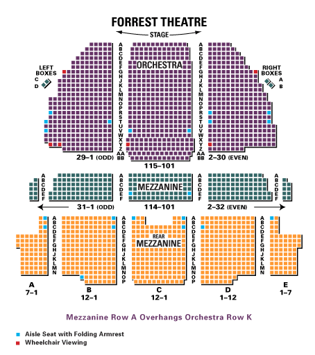 Merriam Theater Seating Chart
