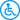 blue wheelchair symbol